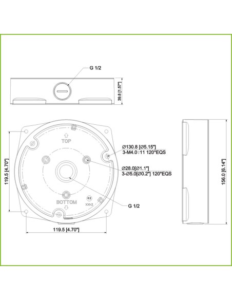 Acheter DAHUA PFA132-E Boîte de jonction pour EBW8, EBW3