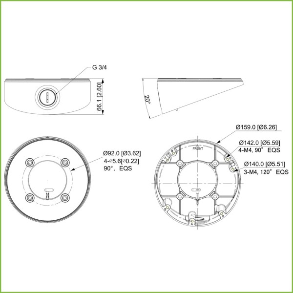 Acheter DAHUA PFA133-E Boîte de jonction pour HDBWxxH-xx