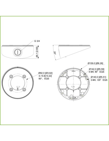 Kaufen DAHUA PFA133-E Anschlussdose für HDBWxxH-xx