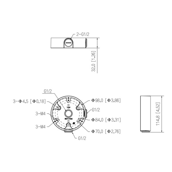 Acheter DAHUA PFA136-V2 Boîte de jonction étanche pour HDBWxxx IPC-EB55