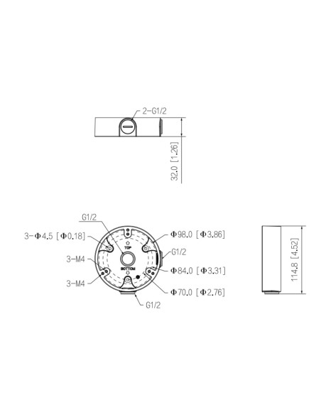 Acheter DAHUA PFA136-V2 Boîte de jonction étanche pour HDBWxxx IPC-EB55