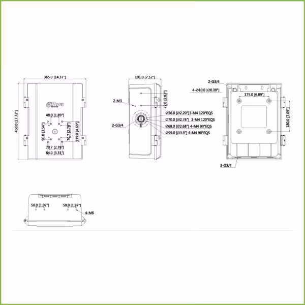 Acheter DAHUA PFA143 boîte de jonction IP66 IK10 préparée pour caméras et accessoires DAHUA