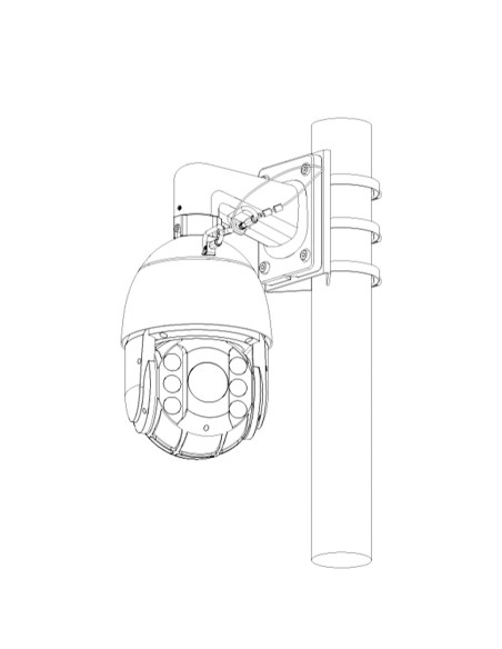 Comprare DAHUA PFA150-V3 Adattatore da palo per PFBx PFAx