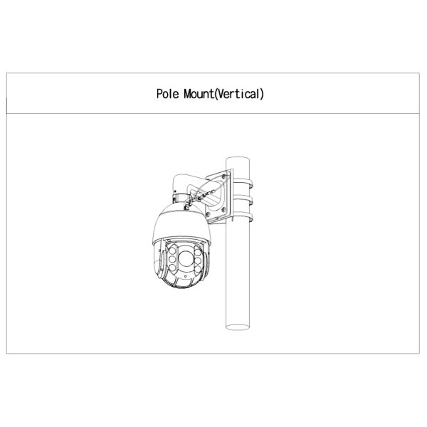 Acheter DAHUA PFA150-B-V3 Adaptateur de mât pour PFBx PFAx Couleur noire