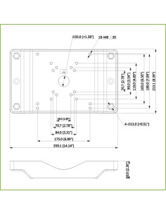 Kaufen DAHUA PFA153A Mastadapter für Speed-Dome, PTZ und Außenüberwachungsgehäuse, korrosionsbeständig 2