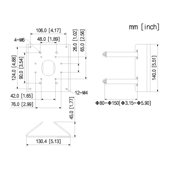 Kaufen DAHUA PFA156 Mastadapter für Kameras