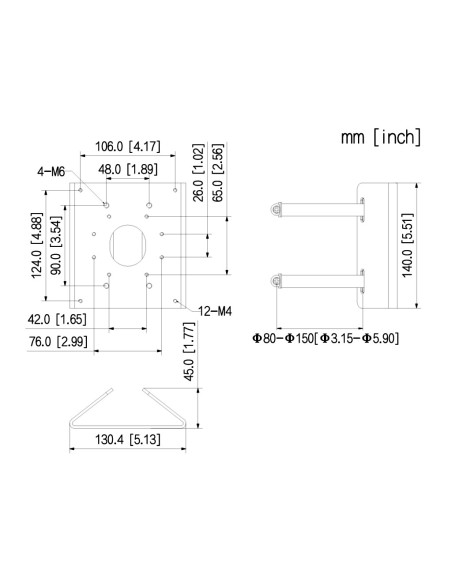 Kaufen DAHUA PFA156 Mastadapter für Kameras