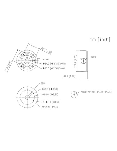 Acheter DAHUA PFA5300R Boîte de jonction étanche pour IPC-PFW5849-A180-E2-ASTE