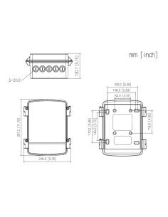 Acheter DAHUA PFA6401S Boîte d’alimentation et de connexions étanche IP66 pour caméras. Adaptable 2