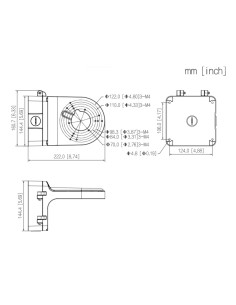 Kaufen DAHUA PFB206W Wandhalterung für HDWxxxx-Domekameras mit Anschlussdose 2
