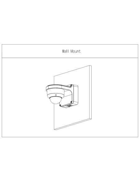 Comprar DAHUA PFB206W Soporte pared para Domos HDWxxxx con caja de conexiones