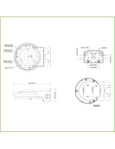 Acheter DAHUA PFB211W Support de montage mural pour dômes HDBWxxExx et HDBWxxHxx 2