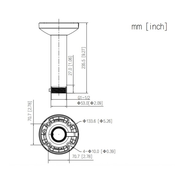 Kaufen DAHUA PFB300C-V2 Deckenmontagehalterung für PFAx