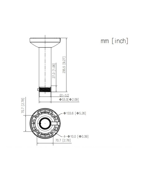 Kaufen DAHUA PFB300C-V2 Deckenmontagehalterung für PFAx