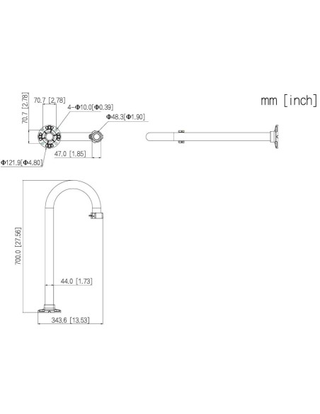Kaufen DAHUA PFB301S-E-V2 Wandhalterung vom Brüstungstyp für PTZ