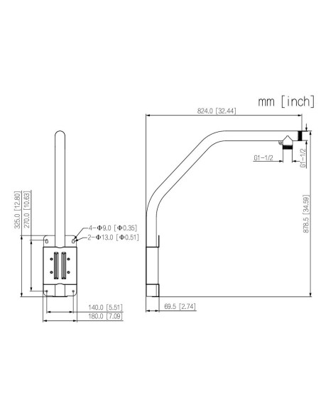 Kaufen DAHUA PFB303S-V2 Wandmontagehalterung vom Parapettyp für PTZ