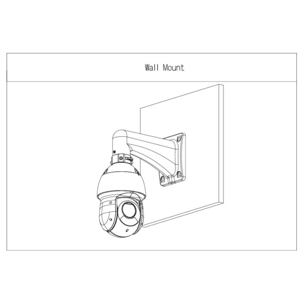 Comprar DAHUA PFB303WA-V2 Soporte para montaje en pared para cámaras PTZ. Anticorrosión