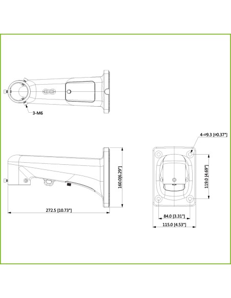 Acheter DAHUA PFB306W Support de montage mural pour Speed Dome SD8A