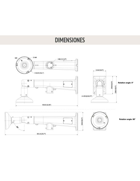 Comprar DAHUA PFB410W Soporte para montaje en pared para Fisheye + Speed Dome
