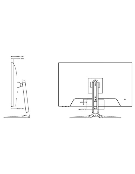 Acquistare DAHUA LM27-F400-B4-V3 Monitor Dahua da 27" per Sicurezza 24/7 LED 2xDP(1.4)/2xHDMI(2.1) AUDIO 16:9 4K