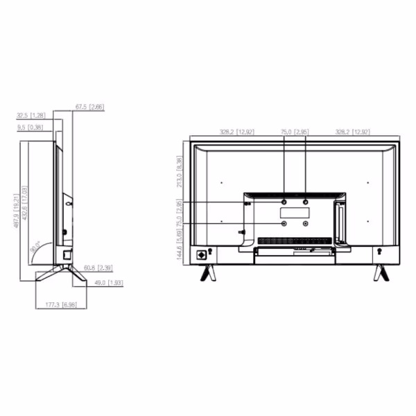 Comprar DAHUA LM32-F200-V2 Monitor 32" Dahua para Seguridad 24/7 VGA/HDMI/USB Multimedia 16:9 1080P