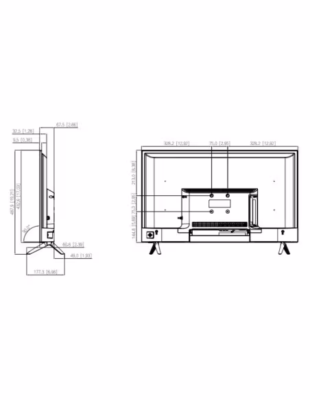 Comprar DAHUA LM32-F200-V2 Monitor 32" Dahua para Seguridad 24/7 VGA/HDMI/USB Multimedia 16:9 1080P