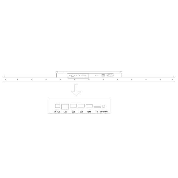 Comprare DAHUA LDH55-SAI400L-V1 Monitor 55" Dahua Digital Signage Android Ethernet Multimedia HDMI 4K
