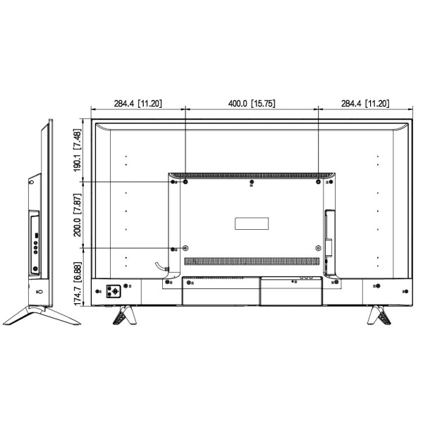 Acheter DAHUA LM43-F200-V2 Moniteur 43" Dahua pour la sécurité 24/7 VGA/HDMI/USB 16:9 1080P
