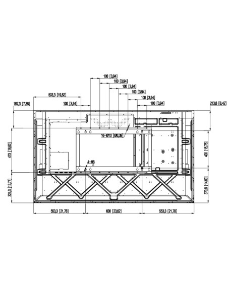 Acheter DAHUA LM75-S400-B3-V1 moniteur 75" Dahua pour la sécurité 24/7 VGA/HDMI/DP/Audio/USB multimédia/RS232 16:9 4K