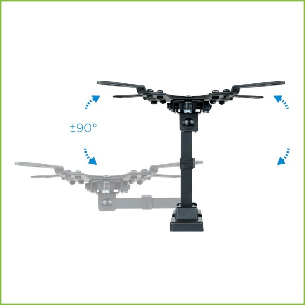 Acheter OEM LP2042TNL-B Support mural pour moniteurs 13"-42" jusqu’à 20 kg Inclinaison +5°/-12°