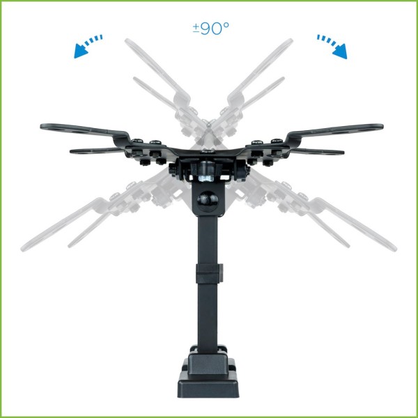 Acheter OEM LP2042TNL-B Support mural pour moniteurs 13"-42" jusqu’à 20 kg Inclinaison +5°/-12°