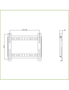 Kaufen DAHUA LM19/22/24/27/32-F200-BG Wandhalterung für Monitore 19–32" bis 25 kg 2