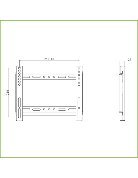 Comprar DAHUA LM19/22/24/27/32-F200-BG Soporte Pared Monitores 19-32" hasta 25Kg