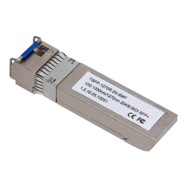 Acheter DAHUA TSFP-1270R-20-SMF SFP+ monomode SM LC 10 Gbit/s 20 km émission 1330 nm / réception 1270 nm. Récepteur