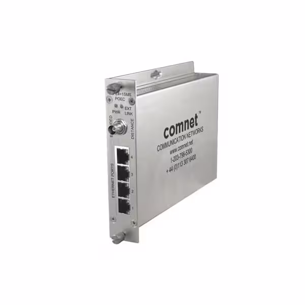 Kaufen COMNET CLFE4EOC Vierkanal-Ethernet über Koax mit IEEE 802.3af 15,4 W Pass-Through PoE, 10/100 Mbps, Industrie, Lokal/