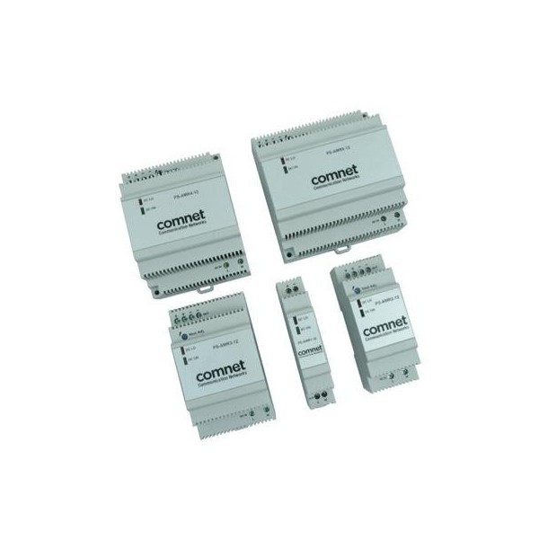 Acheter COMNET PS-AMR4-12 12VDC 54Watt (4,5A) alimentation haute température sur rail DIN (-40°C à +71°C avec démarrage à -40°C)