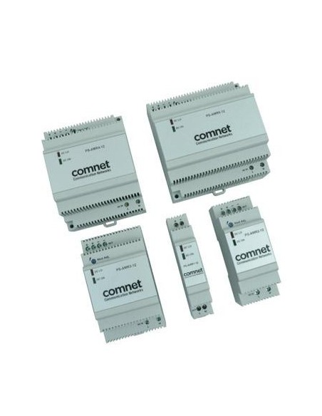 Acquistare COMNET PS-AMR4-12 12VDC 54 Watt (4,5A) Alimentatore ad alta temperatura per guida DIN (da -40°C a +71°C con avvio a -
