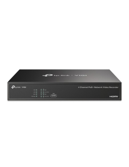 Comprar TP-LINK VIGI NVR1004H-4P NVR VIGI 4ch 80Mbps H265+ 4K HDMI PoE+ 1HDD