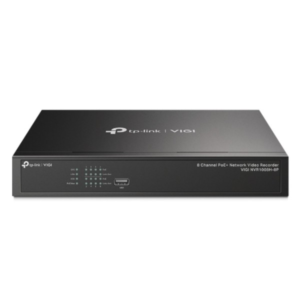 Comprar TP-LINK VIGI NVR1008H-8P NVR VIGI 8ch 80Mbps H265+ 4K HDMI PoE+53W 1HDD