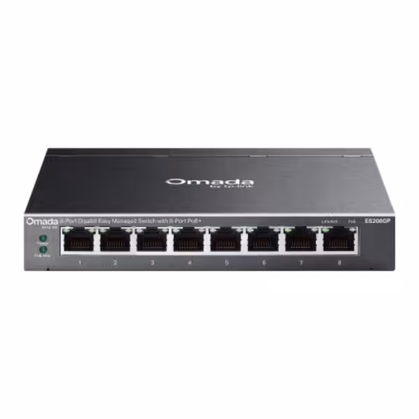 Comprar TP-LINK ES208GP Switch Omada 8 Puertos con 8 Puertos PoE+