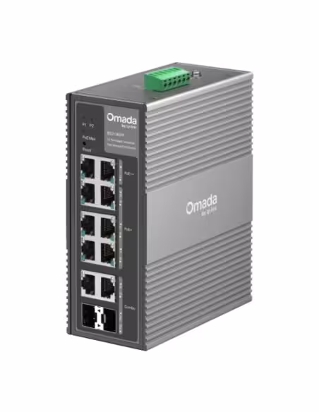 Comprar TP-LINK IES210GPP Switch Industrial Omada Gigabit 10 Puertos con 6 Puertos PoE+ y 2 Puertos PoE++ Gestionable