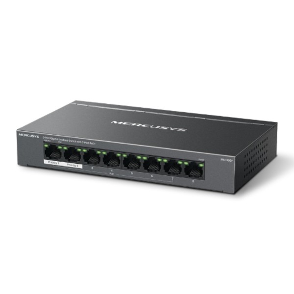 Acheter le switch Mercusys TP-LINK MS108GP 8 ports Gigabit avec 7 ports PoE+