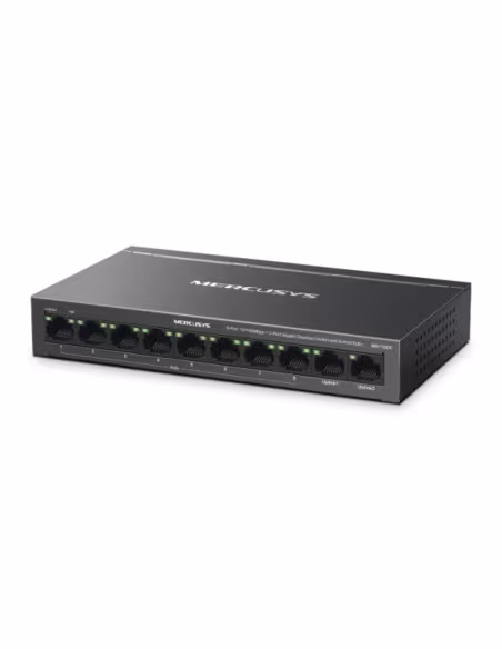 Comprar TP-LINK MS110CP Switch Mercusys 8 puertos 10/100 Mbps + 2 puertos Gigabit con 8 puertos PoE+