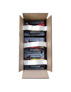 Acquistare OEM BAT-7.5V400-DC-EZ8-V Batteria Zinco-Aria 7,5V-400 (7,5V/2150Wh) - Modello verticale. Triplo connettore DC: Jack,  2