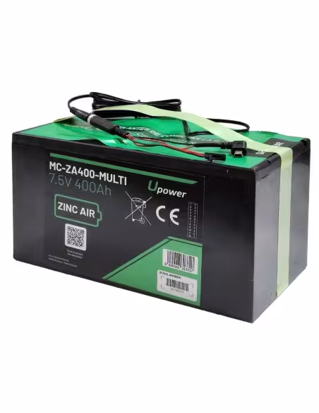 Acheter MASTER BATTERY BAT-7.5V400AH-DC Batterie Zinc-Air 7.5V-400Ah. Triple connecteur DC : jack, mini USB et Molex