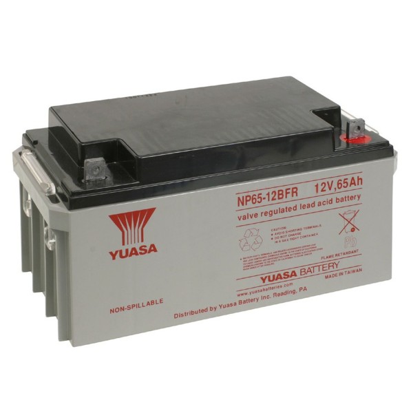 Acheter NOTIFIER PS-1265 Batterie 12 V. Capacité 65 Ah. Connexion par vis M6