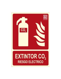 Kaufen IMPLASER EX219N-A4 Feuerlöscher-Schild CO2 elektrische Gefahr 29,7 × 21 cm