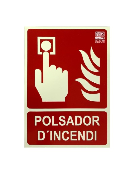 Acheter IMPLASER EX209N-A4-CAT Signal de bouton-poussoir d’incendie en catalan 29,7x21 cm