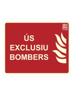 Kaufen IMPLASER EX218N-CAT Signal zur exklusiven Verwendung durch die Feuerwehr auf Katalanisch 25x20cm