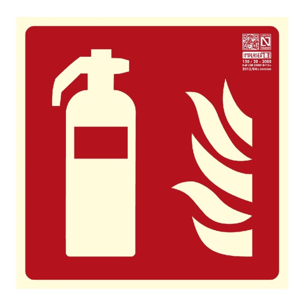 Acquista IMPLASER EX201N Segnale estintore 21x21 cm